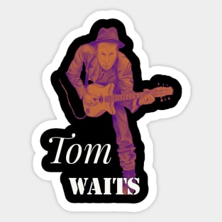 Tom Waits Sticker